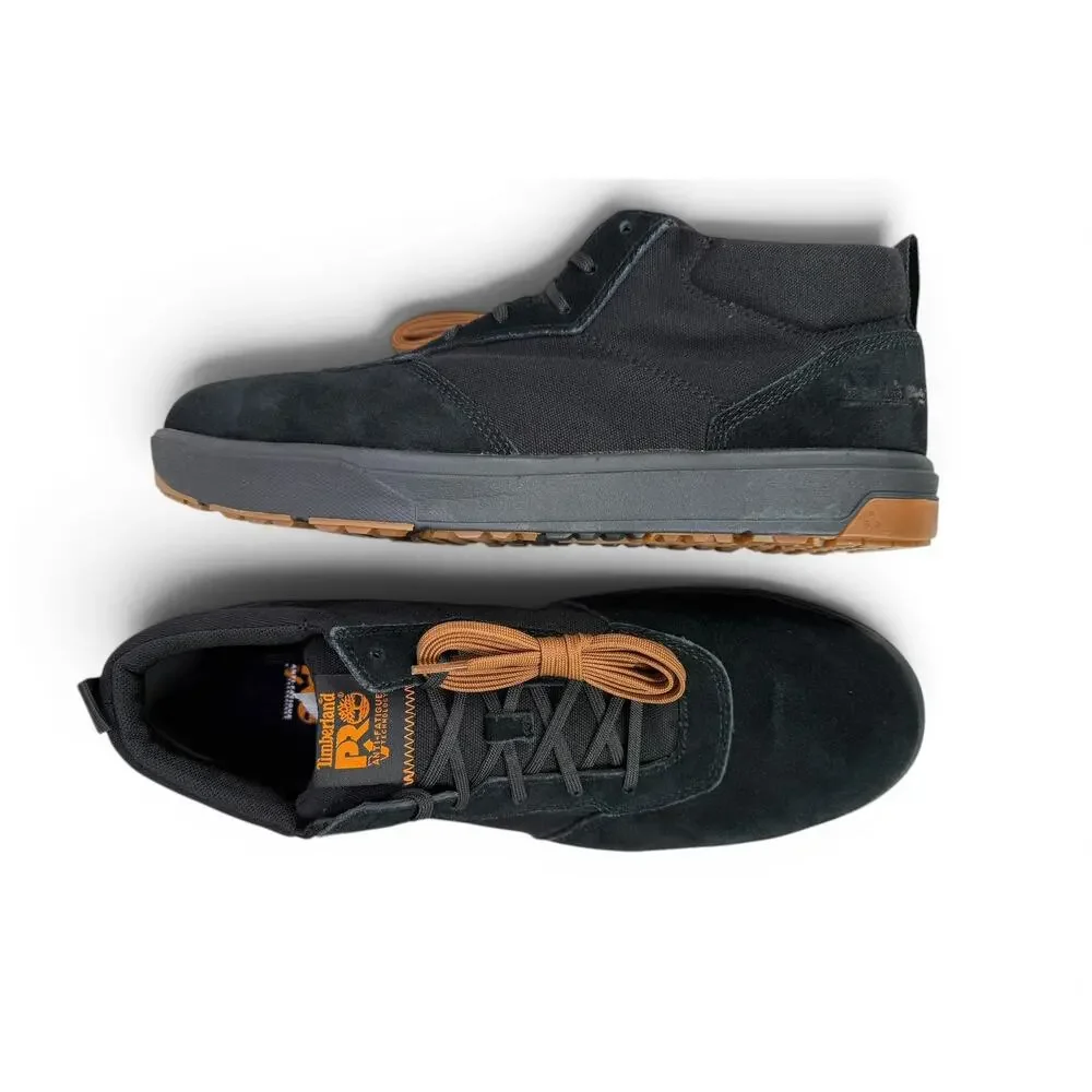 Timberland Pro Berkley Chukka Boot Composite Toe Mens 13 Black Suede‎ Sneaker Timberland PRO GreenStride Berkley Mid Unisex Composite Toe  main image 3